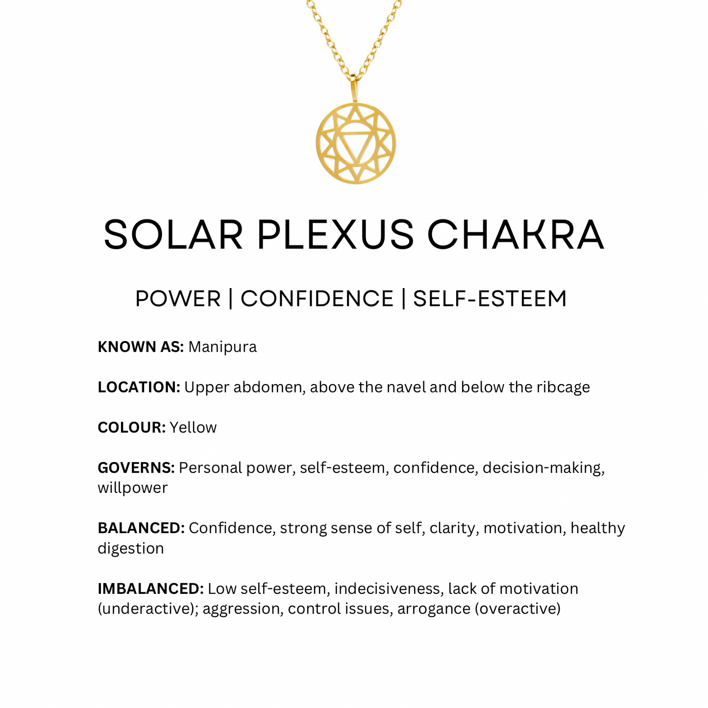 SOLAR PLEXUS CHAKRA