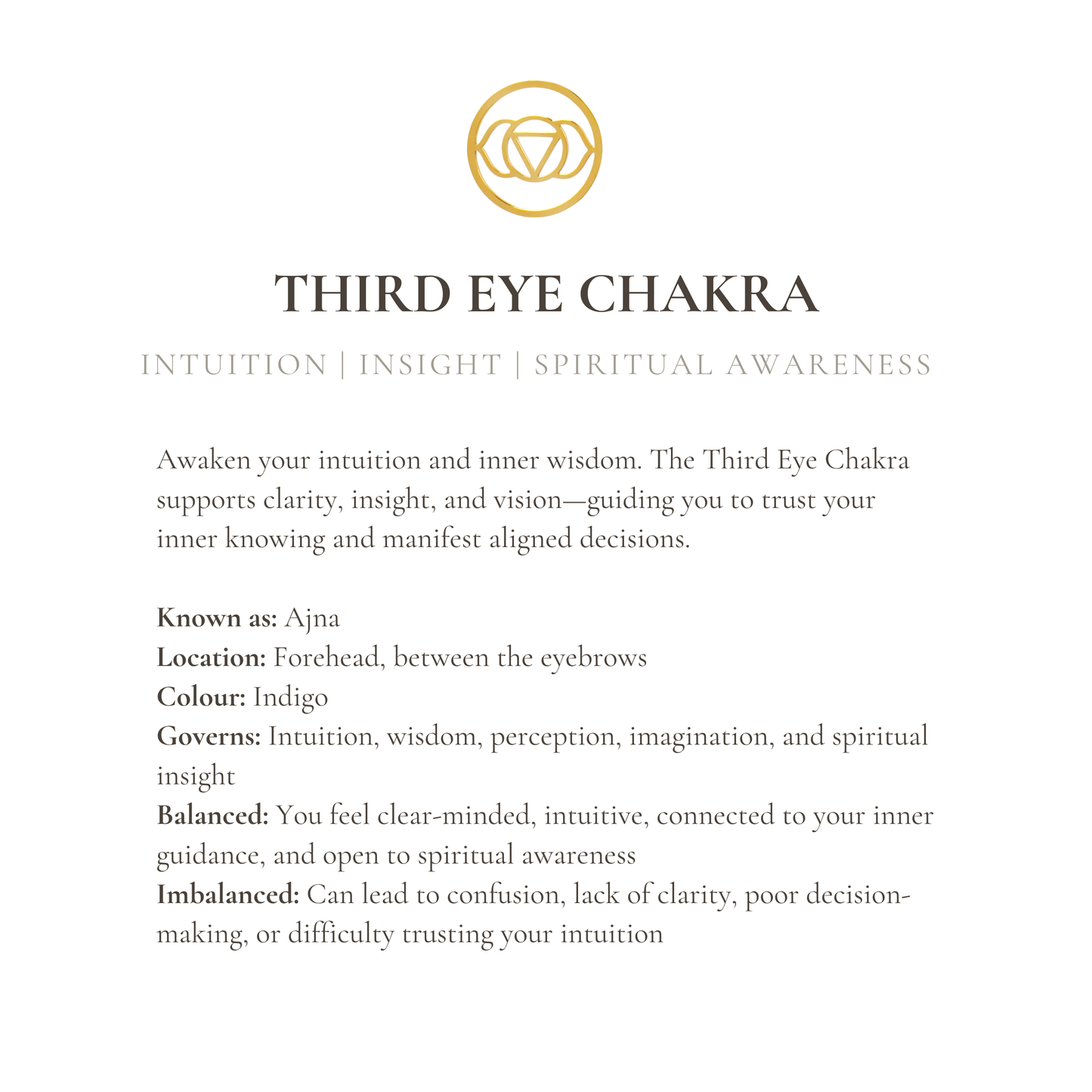 THIRD EYE CHAKRA