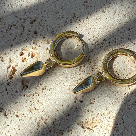 DAGGER HUGGIE EARRINGS